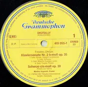 LP - Frédéric Chopin , Martha Argerich - Piano Sonatas Nos. 2 & 3 / Scherzo No. 3 In C Sharp Minor