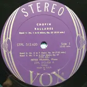 LP - Frédéric Chopin , Peter Frankl - 4 Ballades & Fantasie, Op. 49
