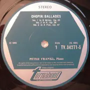 LP - Frédéric Chopin , Peter Frankl - 4 Ballades & Fantasie, Op. 49