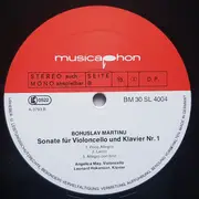 LP - Chopin / Martinů - Sonate Für Violoncello Und Klavier G-moll Op. 65 / Sonate Nr. 1 Für Violoncello Und Klavier
