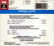 CD - Chopin - Piano Concertos 1 & 2 = Klavierkonzerte 1 & 2 = Concertos Pour Piano 1 & 2