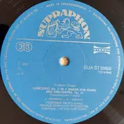 LP - Chopin / Liszt - Piano Concerto No. 2 In F Minor / Piano Concerto No. 2 In A Major