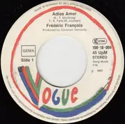 7inch Vinyl Single - Frédéric François - Adios Amor