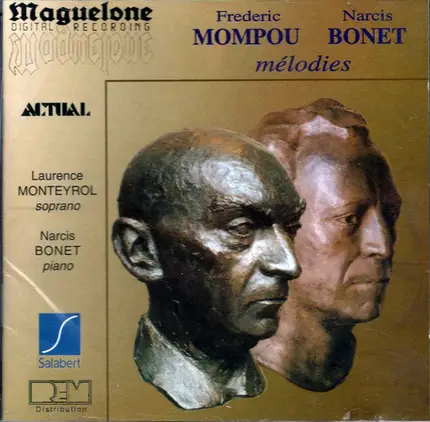 Mompou, Bonet - Mélodies Francaises Et Catalanes