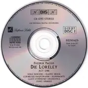 Double CD - Fredrik Pacius - Die Loreley