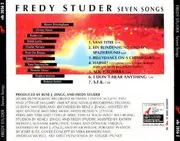 CD - Fredy Studer - Seven Songs