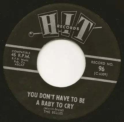 Fred York / The Belles - There!  I've Said It Again / You Don't Have To Be A Baby To Cry