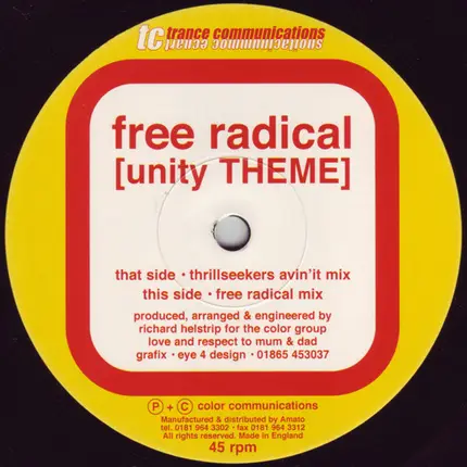 Free Radical - Unity Theme