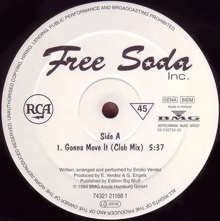 Free Soda Inc. - Gonna Move It