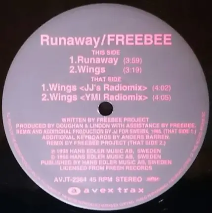 Freebee - Runaway / Wings
