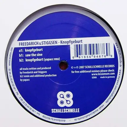Freedarich & Stiggsen - Knopfgeburt