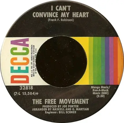 Free Movement - I've Found Someone Of My Own / I Can't Convince My Heart