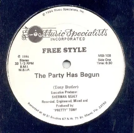 Freestyle - The Party Has Begun