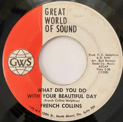 French Collins Malphrus - Don't Look Back / What Did You Do With Your Beautiful Day