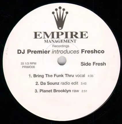 Freshco - DJ Premier Introduces Freshco
