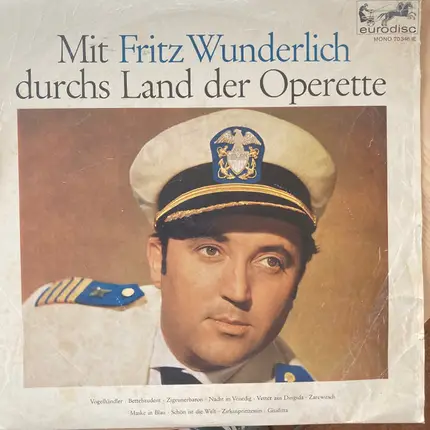 Fritz Wunderlich - Mit Fritz Wunderlich Durchs Land Der Operette