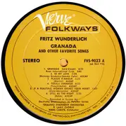 LP - Fritz Wunderlich - Granada And Other Favorite Songs