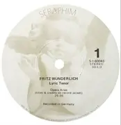 LP - Fritz Wunderlich - Lyric Tenor (Opera / Operetta / Song - In Memoriam)