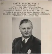 Fritz Busch Vol.2 - Historic Broadcast Performances
