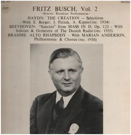 Fritz Busch Vol.2 - Historic Broadcast Performances