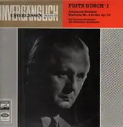 Fritz Busch - Brahms: Sinfonie Nr 2 D-dur op. 73