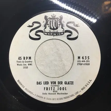 Fritz Jool - Gladiatoren-Dixie / Das LiedVon Der Glatze