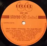 LP - Fritz Lustig - Jubel Trubel Stimmung