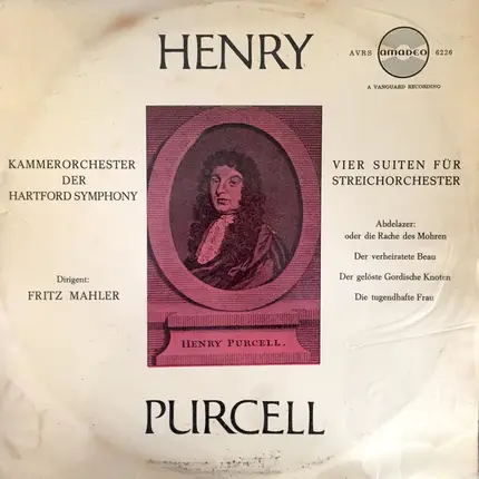 Purcell - Vier Suitten für Streichorchester