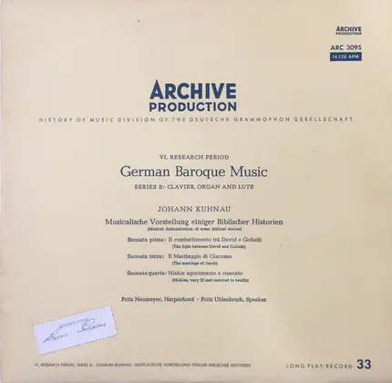 Huhnau - Musicalische Vorstellung Iniger Biblischer Historien