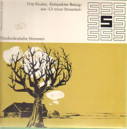 Fritz Reuter - Gerd Lüpke - 'Entspekter Bräsig' aus 'Ut mine Stromtiet'