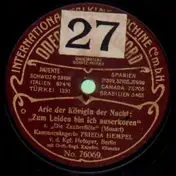 Frieda Hempel - Arie der Königin der Nacht: 'Zum Leiden bin ich auserkoren / Arie der Elvira: 'Ernani, rette mich'