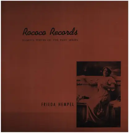 Frieda Hempel - Frieda Hempel