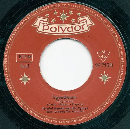 Friedel Hensch Und Die Cyprys - Biribiri-Bimbam