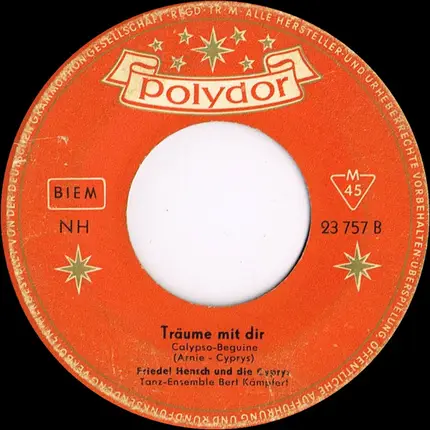 Friedel Hensch Und Die Cyprys - Leb' Wohl Mein Danny