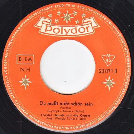 Friedel Hensch Und Die Cyprys - Marjolaine