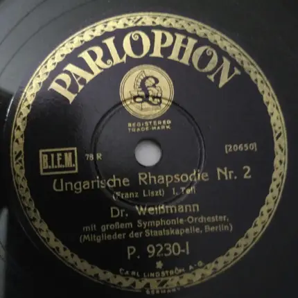 Frieder Weissmann - Ungarische Rhapsodie Nr. 2