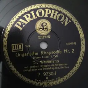 Frieder Weissmann - Ungarische Rhapsodie Nr. 2