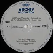 LP - Friedrich der Grosse / Graun / Quantz / Bach - Flötenkonzerte In Sanssouci
