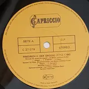 LP - Friedrich der Grosse - Flötenkonzerte Und Sinfonien