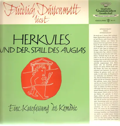Friedrich Dürrenmatt - Friedrich Dürenmatt liest Herkules und Der Stall des Augias