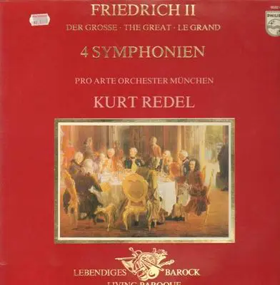 Friedrich II - 4 Symphonien,, Pro Arte Orch München, Kurt Riedel