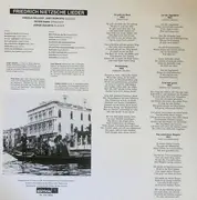 LP - Nietzsche - Lieder - Insert
