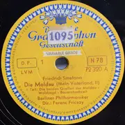 Schellack-12inch Vinyl Single - Friedrich Smetana - Die Moldau (Mein Vaterland, II) - Mono