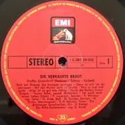 LP - Smetana - Die Verkaufte Braut (Großer Querschnitt)