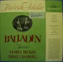 LP - Friedrich Schiller , Ernst Ginsberg , Maria Becker - Balladen