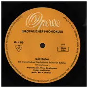 LP - Friedrich Schiller / Burgtheater Wien - Don Carlos