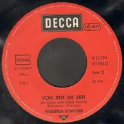 7inch Vinyl Single - Friedrich Schütter - Diese Eine Straße / Von Zeit Zu Zeit