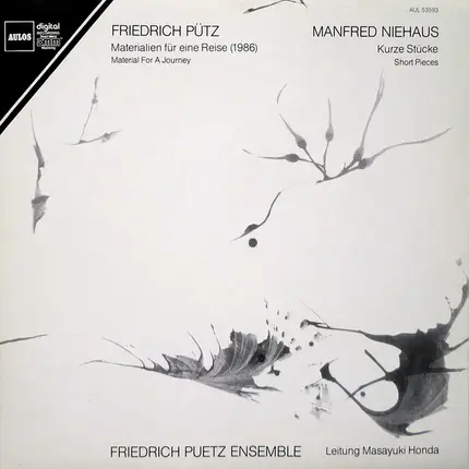 Pütz / Niehaus - Materialien Für Eine Reise / Kurze Stücke