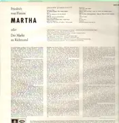 LP - Friedrich von Flotow/ A. Rothenberger, Fritz Wunderlich , G. Frick a.o. - Martha  ( Großer Querschnitt )