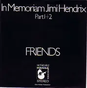 7inch Vinyl Single - Friends - In Memoriam Jimi Hendrix (Part I+II)